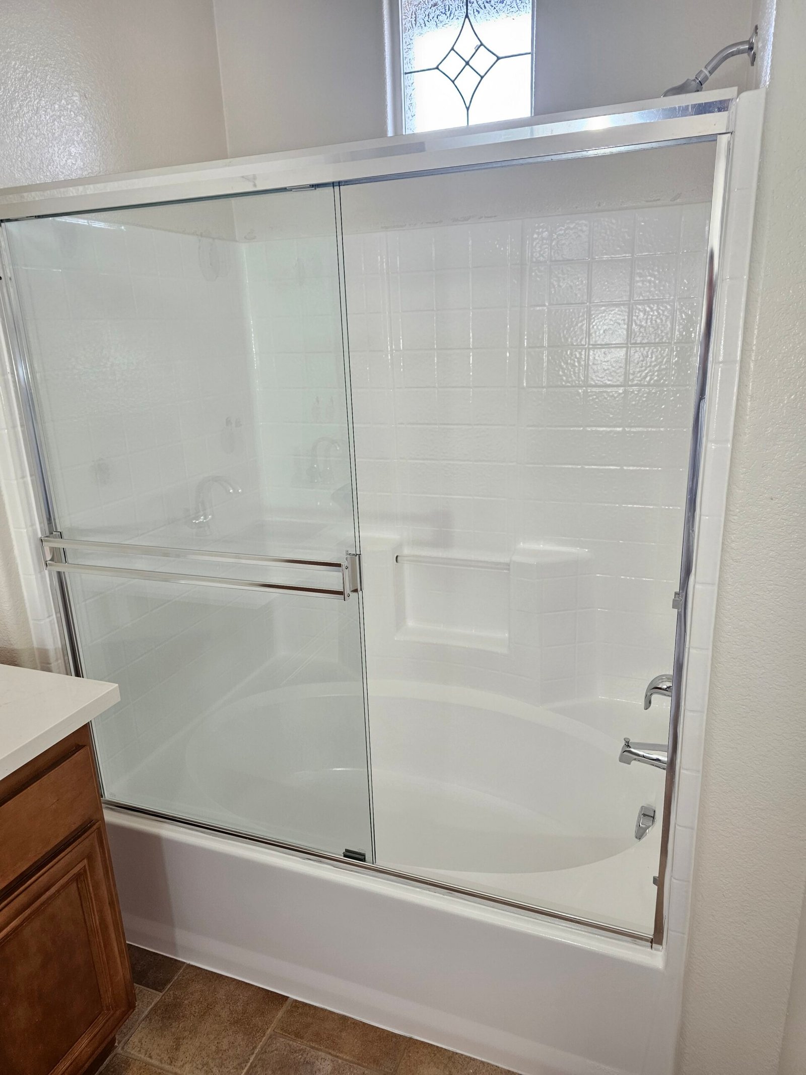 Shower refinishing